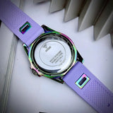 Buy Shop Guess Queen Quartz Purple Dial Purple Silicone Strap Watch For Women - GW0536L4 USA Online