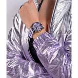Buy Shop Guess Queen Quartz Purple Dial Purple Silicone Strap Watch For Women - GW0536L4 USA Online