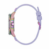 Buy Shop Guess Queen Quartz Purple Dial Purple Silicone Strap Watch For Women - GW0536L4 USA Online