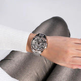 Buy Shop Guess Queen Quartz Silver Dial Silver Steel Strap Watch For Women - GW0464L1 USA Online