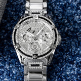 Buy Shop Guess Queen Quartz Silver Dial Silver Steel Strap Watch For Women - GW0464L1 USA Online
