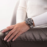 Buy Shop Guess Queen Quartz Silver Dial Silver Steel Strap Watch For Women - GW0464L1 USA Online
