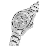 Buy Shop Guess Queen Quartz Silver Dial Silver Steel Strap Watch For Women - GW0464L1 USA Online