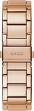 Buy Shop Guess Raven Diamonds Rose Gold Dial Rose Gold Steel Strap Watch for Women - GW0104L3 USA Online
