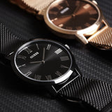 Buy Shop Guess Richmond Black Dial Black Mesh Bracelet Watch for Men - W1263G3 USA Online