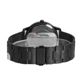 Buy Shop Guess Richmond Black Dial Black Mesh Bracelet Watch for Men - W1263G3 USA Online