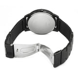 Buy Shop Guess Richmond Black Dial Black Mesh Bracelet Watch for Men - W1263G3 USA Online
