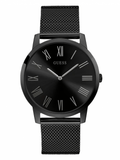 Buy Shop Guess Richmond Black Dial Black Mesh Bracelet Watch for Men - W1263G3 USA Online