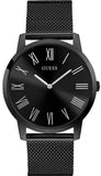 Buy Shop Guess Richmond Black Dial Black Mesh Bracelet Watch for Men - W1263G3 USA Online