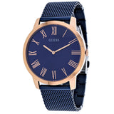Buy Shop Guess Richmond Blue Dial Blue Mesh Bracelet Watch for Men - W1263G4 USA Online