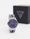 Buy Shop Guess Richmond Blue Dial Two Tone Mesh Bracelet Watch for Men - W1179G1 USA Online