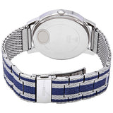 Buy Shop Guess Richmond Blue Dial Two Tone Mesh Bracelet Watch for Men - W1179G1 USA Online