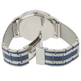 Buy Shop Guess Richmond Blue Dial Two Tone Mesh Bracelet Watch for Men - W1179G1 USA Online
