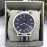 Buy Shop Guess Richmond Blue Dial Two Tone Mesh Bracelet Watch for Men - W1179G1 USA Online