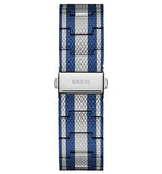 Buy Shop Guess Richmond Blue Dial Two Tone Mesh Bracelet Watch for Men - W1179G1 USA Online