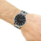 Buy Shop Guess Richmond Blue Dial Two Tone Mesh Bracelet Watch for Men - W1179G1 USA Online