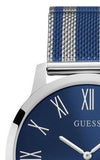 Buy Shop Guess Richmond Blue Dial Two Tone Mesh Bracelet Watch for Men - W1179G1 USA Online