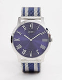 Buy Shop Guess Richmond Blue Dial Two Tone Mesh Bracelet Watch for Men - W1179G1 USA Online