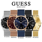 Buy Shop Guess Richmond Gold Dial Gold Mesh Bracelet Watch for Men - W1263G2 USA Online