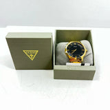 Buy Shop Guess Richmond Quartz Black Dial Two Tone Mesh Bracelet Watch For Women - W1179G2 USA Online