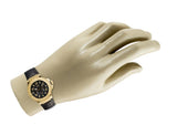 Buy Shop Guess Rigor Analog Black Dial Black Leather Strap Watch For Men - W0040G4 USA Online