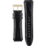 Buy Shop Guess Rigor Analog Black Dial Black Leather Strap Watch For Men - W0040G5 USA Online