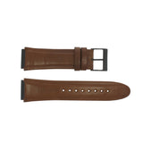 Buy Shop Guess Rigor Analog Black Dial Brown Leather Strap Watch For Men - W0040G8 USA Online