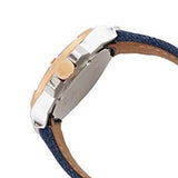 Buy Shop Guess Rigor Analog Blue Dial Blue Denim Strap Watch For Men - W0040G6 USA Online