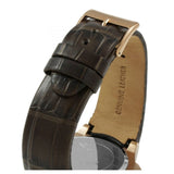 Buy Shop Guess Rigor Analog Brown Dial Brown Leather Strap Watch For Men - W0040G3 USA Online