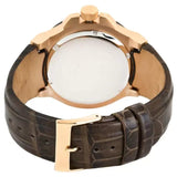 Buy Shop Guess Rigor Analog Brown Dial Brown Leather Strap Watch For Men - W0040G3 USA Online