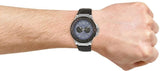 Buy Shop Guess Rigor Analogue Quartz Blue Dial Brown Leather Strap Watch For Men - W0040G10 USA Online