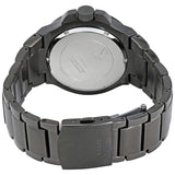 Buy Shop Guess Rigor Multifunction Black Dial Black Steel Strap Watch For Men - W0218G1 USA Online
