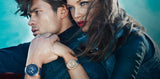 Buy Shop Guess Rigor Multifunction Black Dial Blue Steel Strap Watch for Men - W0218G4 USA Online