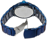 Buy Shop Guess Rigor Multifunction Black Dial Blue Steel Strap Watch for Men - W0218G4 USA Online