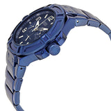 Buy Shop Guess Rigor Multifunction Black Dial Blue Steel Strap Watch for Men - W0218G4 USA Online