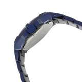 Buy Shop Guess Rigor Multifunction Black Dial Blue Steel Strap Watch for Men - W0218G4 USA Online