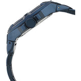 Buy Shop Guess Rigor Multifunction Black Dial Blue Steel Strap Watch for Men - W0218G4 USA Online