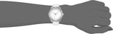 Buy Shop Guess Rosette Analog White Dial White Leather Strap Watch For Women - W75043L1 USA Online