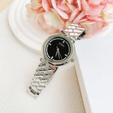 Buy Shop Guess Rumour Quartz Black Dial Silver Steel Strap Watch For Women - GW0613L1 USA Online