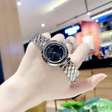 Buy Shop Guess Rumour Quartz Black Dial Silver Steel Strap Watch For Women - GW0613L1 USA Online