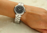 Buy Shop Guess Rumour Quartz Black Dial Silver Steel Strap Watch For Women - GW0613L1 USA Online