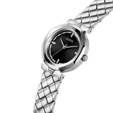 Buy Shop Guess Rumour Quartz Black Dial Silver Steel Strap Watch For Women - GW0613L1 USA Online
