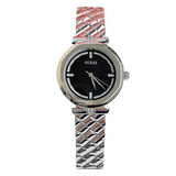 Buy Shop Guess Rumour Quartz Black Dial Silver Steel Strap Watch For Women - GW0613L1 USA Online