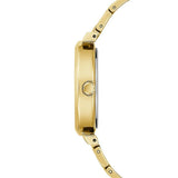 Buy Shop Guess Rumour Quartz Gold Dial Gold Steel Strap Watch For Women - GW0613L2 USA Online