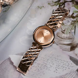 Buy Shop Guess Rumour Quartz Rose Gold Dial Rose Gold Steel Strap Watch For Women - GW0613L3 USA Online