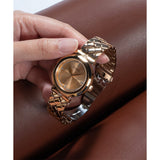 Buy Shop Guess Rumour Quartz Rose Gold Dial Rose Gold Steel Strap Watch For Women - GW0613L3 USA Online