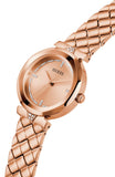 Buy Shop Guess Rumour Quartz Rose Gold Dial Rose Gold Steel Strap Watch For Women - GW0613L3 USA Online