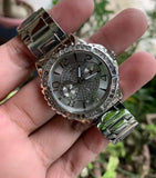 Buy Shop Guess Sassy Multifunction Quartz Silver Dial Silver Steel Strap Watch For Women - W0705L1 USA Online