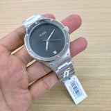 Buy Shop Guess Scope Black Dial Silver Steel Strap Watch for Men - GW0427G1 USA Online