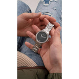 Buy Shop Guess Scope Black Dial Silver Steel Strap Watch for Men - GW0427G1 USA Online